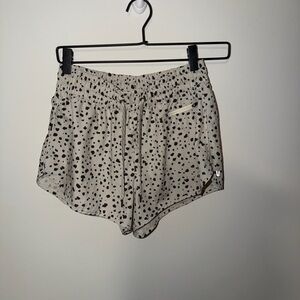 Women's Vuori Black and White Polka Dot Shorts